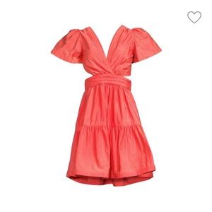 Brand New- Cinq a Sept Judith Cutout Surplice Mini Dress